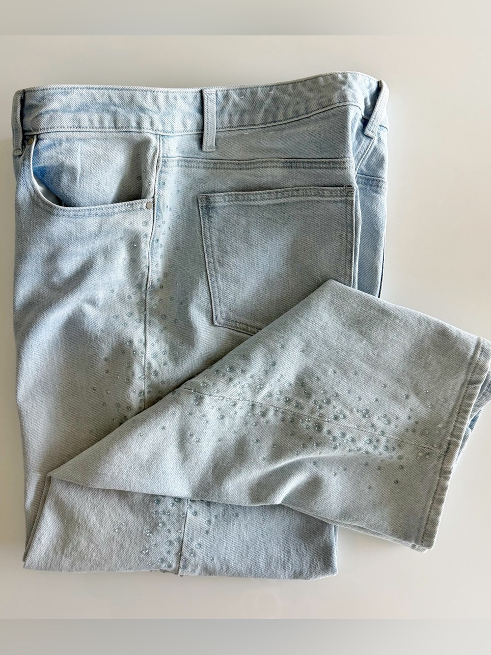Like new Talbots jeweled stovepipe ankle jeans size 16